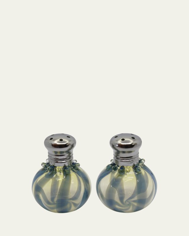 Mini Stripe Salt and Pepper Shakers
